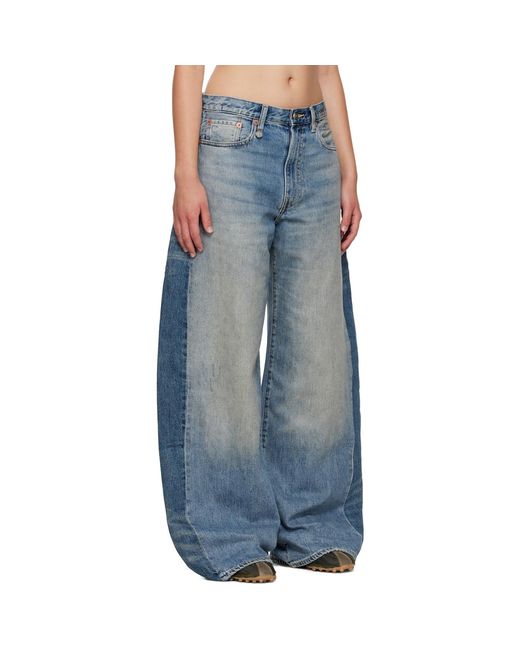 R13 Blue Insert D'Arcy Loose Jeans