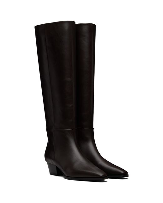 Aeyde Black Medea Knee-high Boots