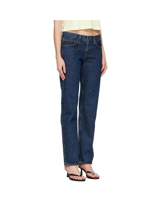 Agolde Blue Low Curve Jeans