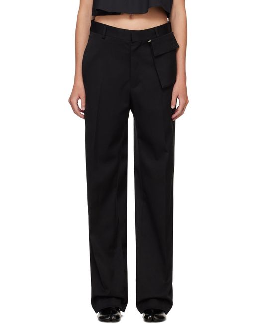 MM6 by Maison Martin Margiela Black Tailoring Trousers