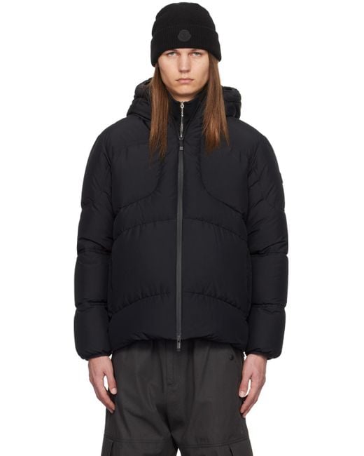 Moncler Black Peller Down Jacket for men