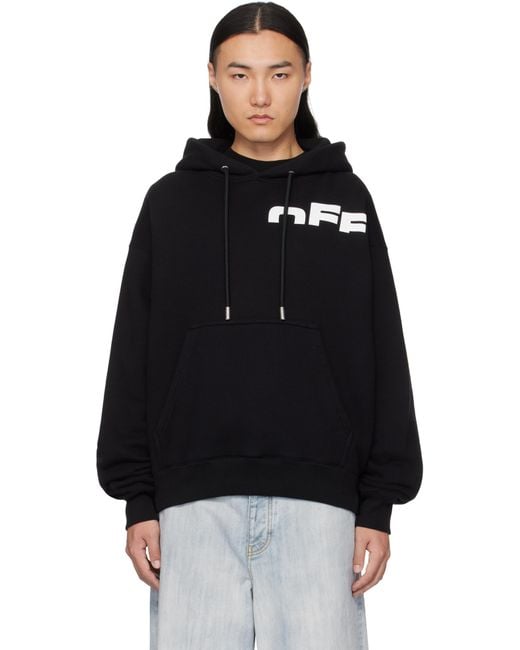メンズ Off-White c/o Virgil Abloh ブラック Off Split フーディ Black