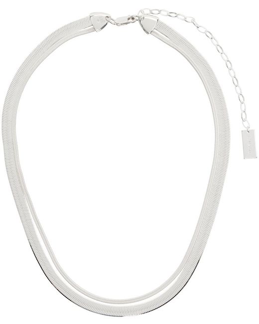 Lemaire White Water Snake Necklace