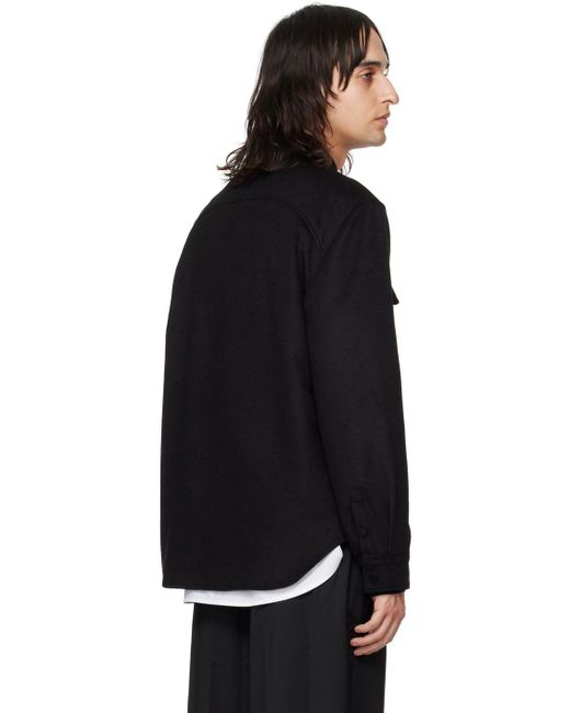 Han Kjobenhavn Black Relaxed Shirt for men