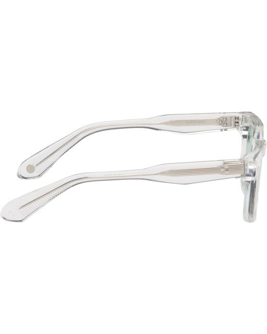 Lunetterie Generale Gray Transparent 'Mastroianni' Sunglasses for men
