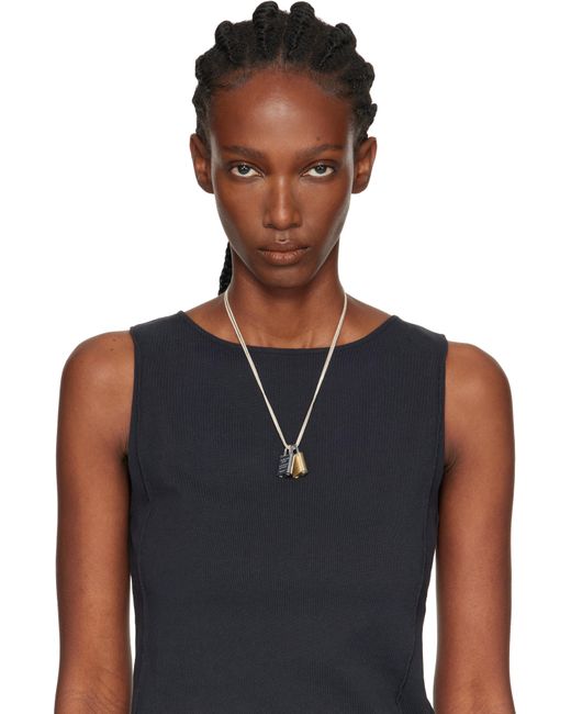 OUR LEGACY アワーレガシー RIDDLE NECKLACE Our Legacy Riddle Necklace in White | Lyst