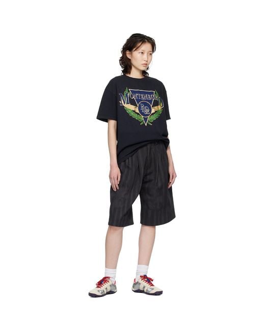 Rhude Black Montenegro Regatta T-Shirt