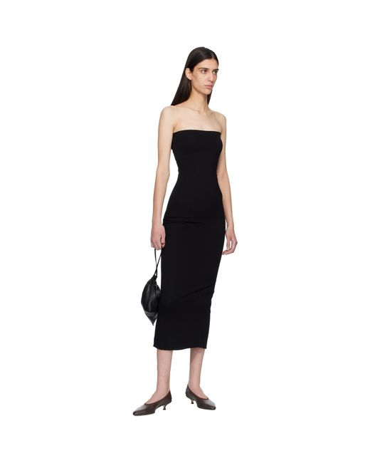 Leset Black Rio Bandeau Midi Dress