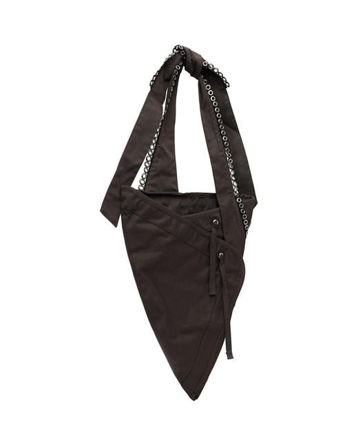 Kiko Kostadinov Black Kest Pouch Bag for men