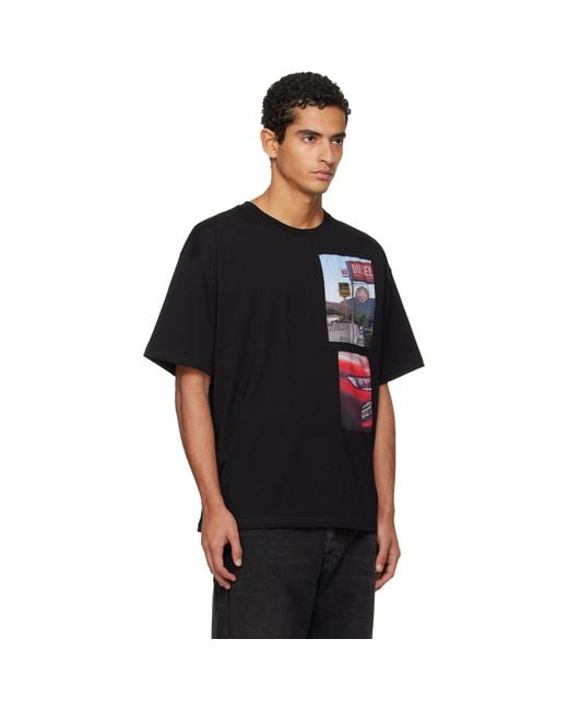 DIESEL Black T-Boxt-T3 T-Shirt for men