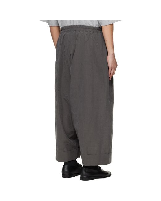 Toogood Black 'The Baker' Trousers for men
