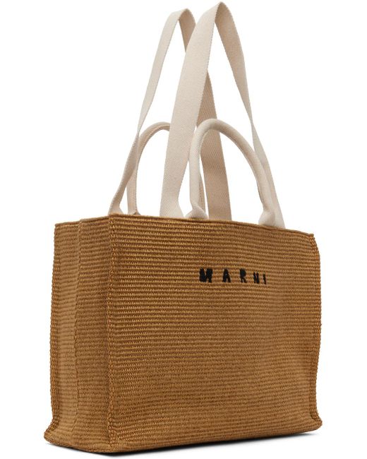Marni Brown East-west Tote Bag