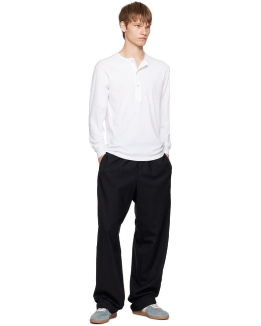 Tom Ford Black Suede Archer Sneakers for men