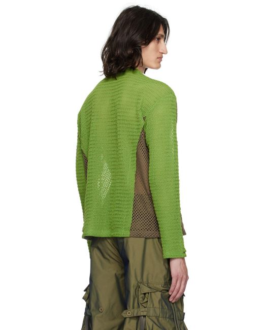ANDERSSON BELL Green Dellen Sweater for men