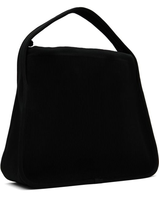 Alexander Wang ブラック ラージ Ryan リブニット バッグ Black