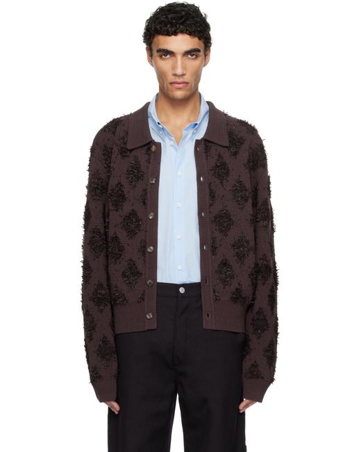 Henrik Vibskov Purl Knit Cardigan Henrik Vibskov Knitwear For Men