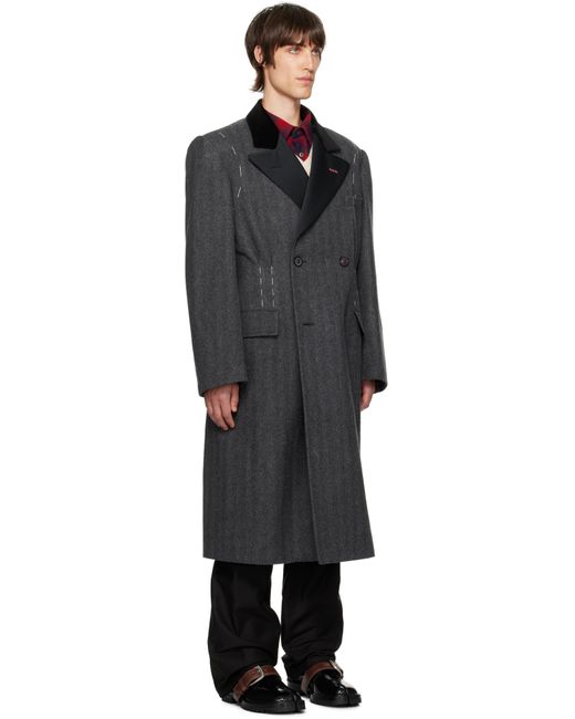 メンズ Maison Margiela グレー Work-in-progress ダブル