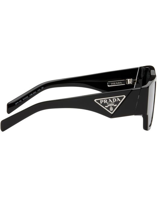 Prada Black Triangle Logo Sunglasses for men