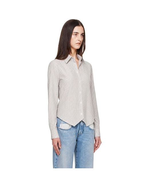 Maison Margiela Gray Fitted Shirt