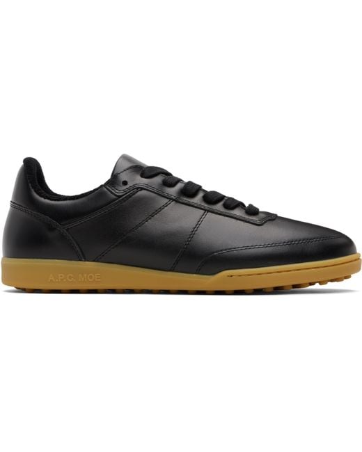 A.P.C. Black Moe Sneakers for men
