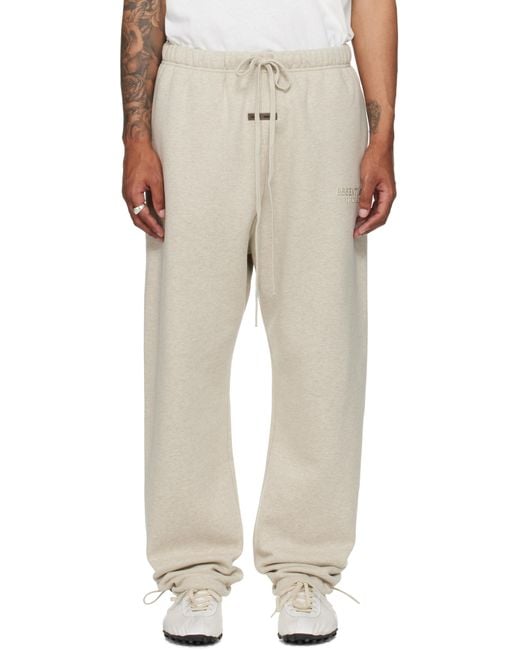 Fear Of God Natural Relaxed Fleece Sweatpants for men