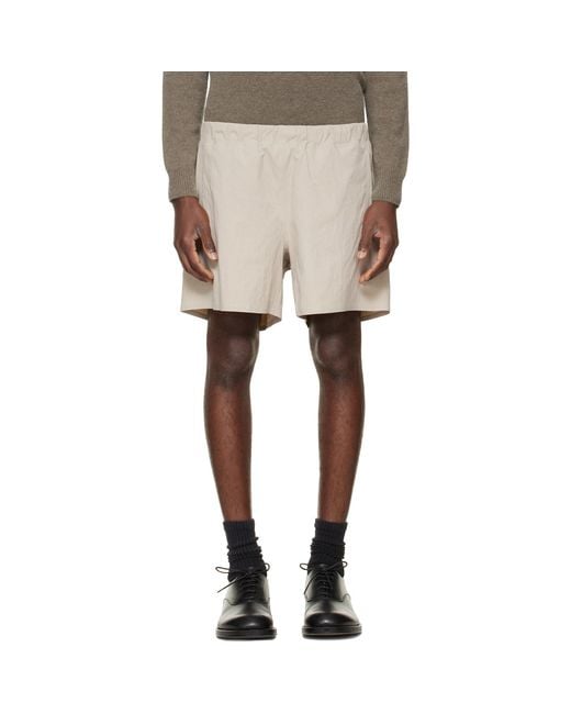 Veilance Natural Argand Shorts for men