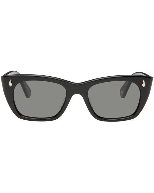 Garrett Leight Black Webster Sunglasses for men
