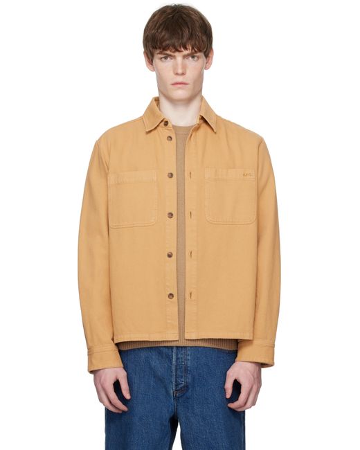A.P.C. Blue Leon Overshirt for men