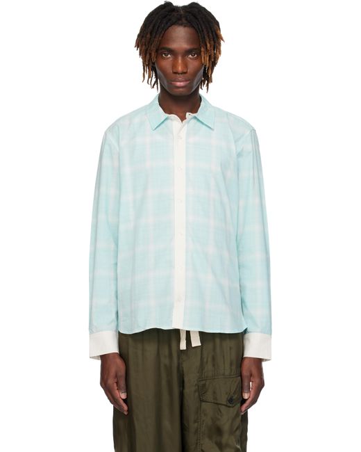 メンズ GIMAGUAS ブルー Jake 長袖シャツ Green