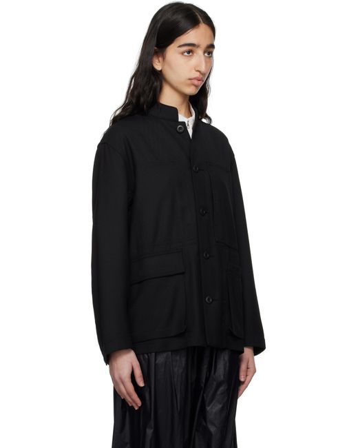 Snow Peak Black Hybrid Wool Utility Jacket