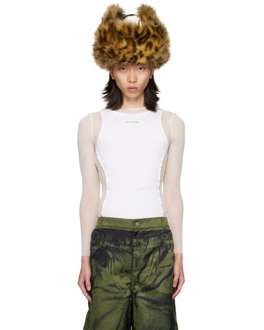 メンズ Jean Paul Gaultier The Leopard Ushanka ハット Black