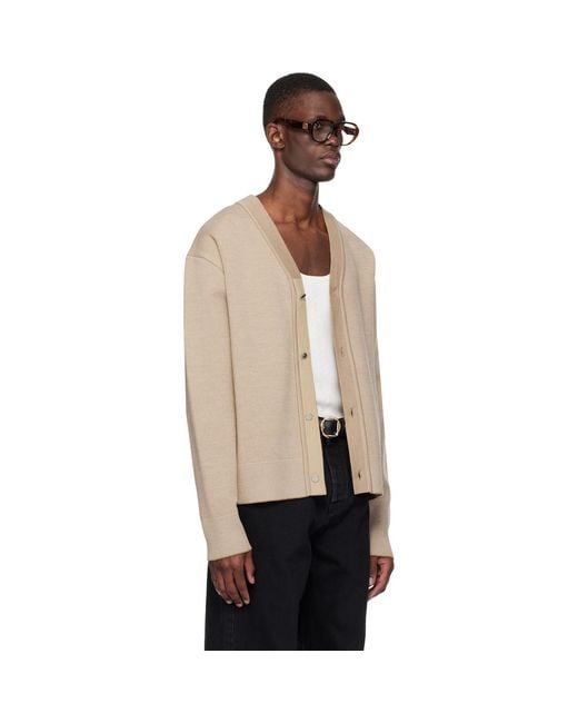 Jacquemus Black 'The Doppio' Cardigan for men