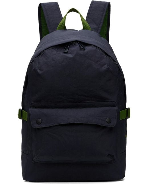 PS by Paul Smith Blue Nylon Backpack for men
