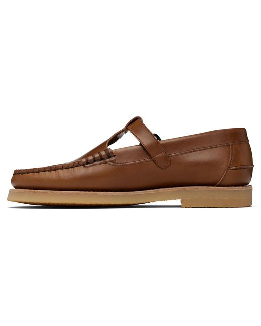 Hereu Black Alber Rubber Veg Tan Loafers for men