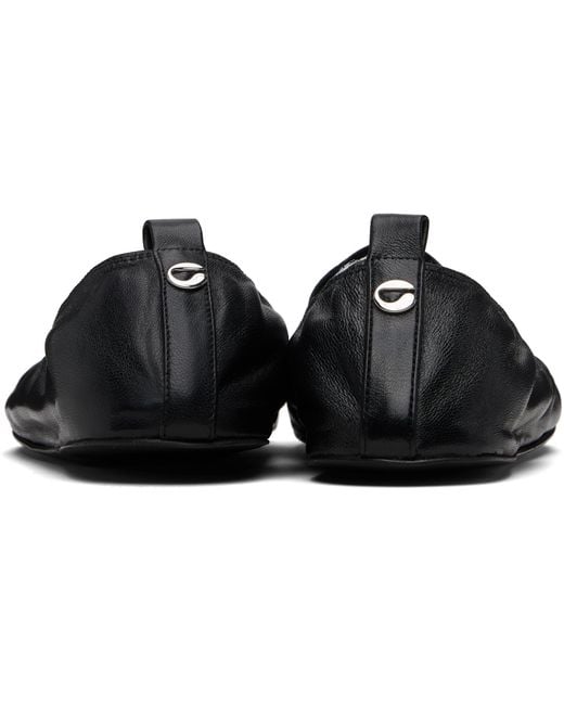 Coperni Black Soft 5T Ballerina Flats