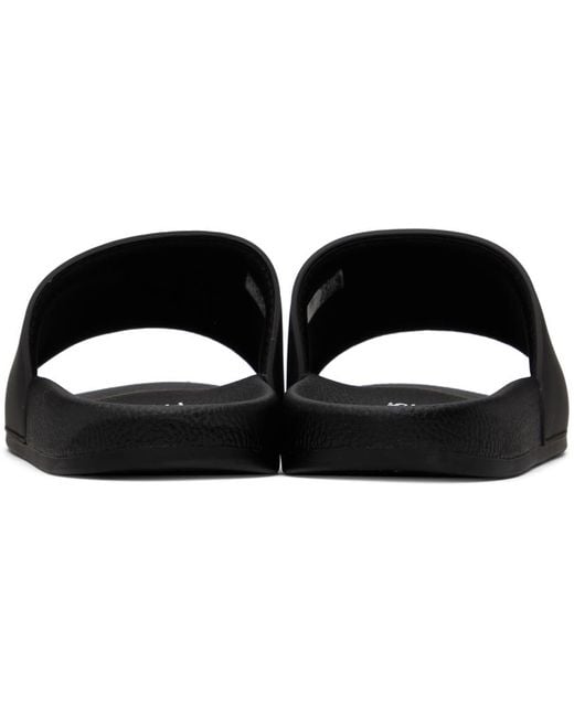 Versace Jeans Couture Black V-emblem Slide for men