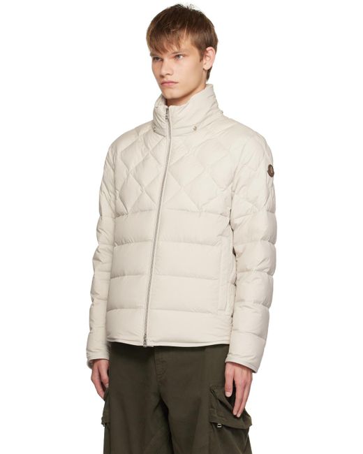 Moncler Natural Gray Cecaud Down Jacket for men