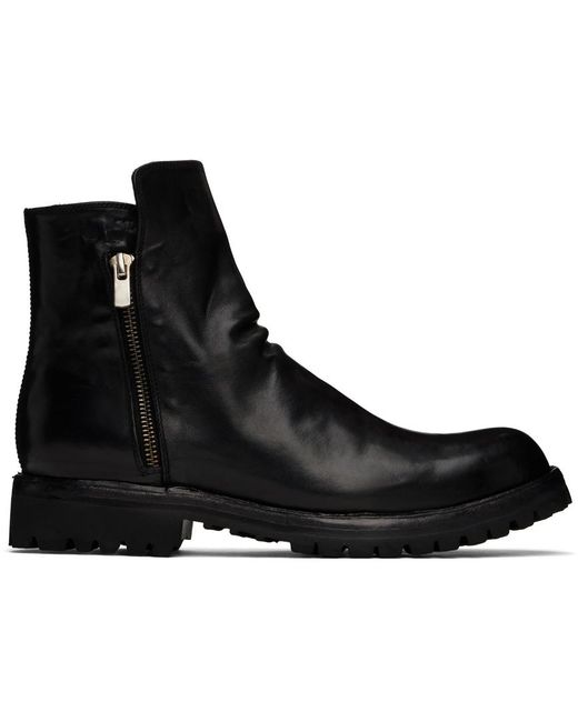 NEW OFFICINE CREATIVE men\'s frida seta nabu nero frontiere 004 boots in black Officine Creative Winter Shoes − Sale: up to −67% | Stylight main image 4
