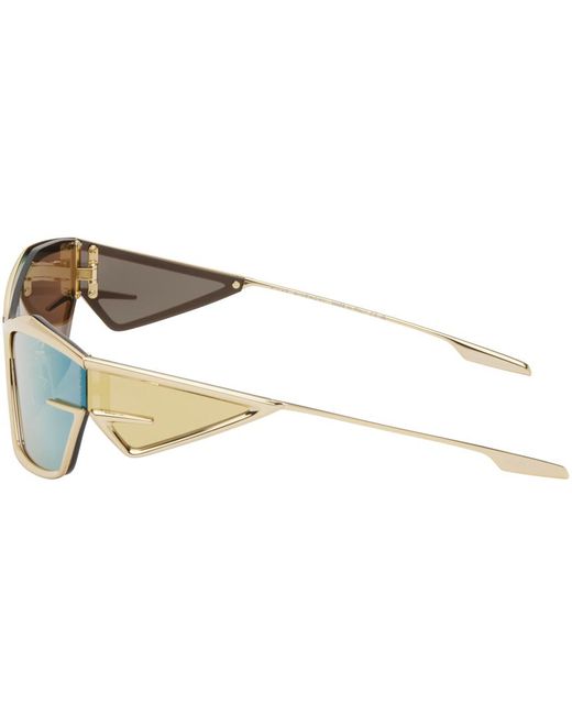 Givenchy Black Gold Giv Cut Sunglasses