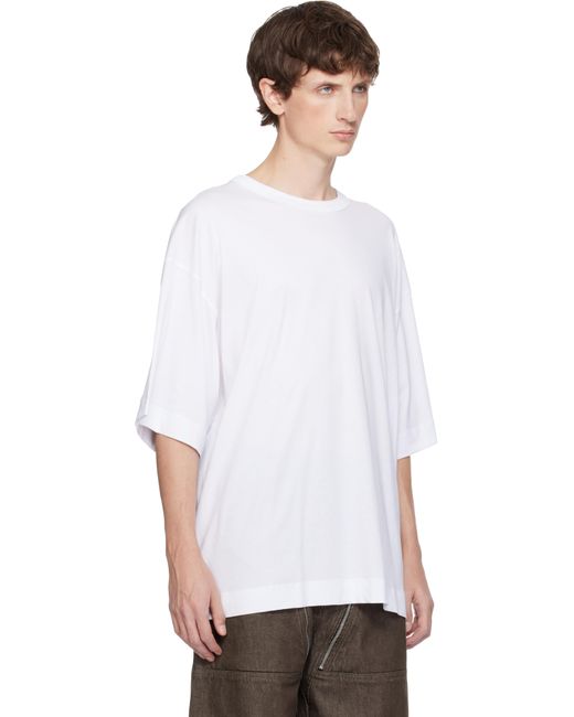 T-Shirt Surdimensionné Blanc Dries Van Noten pour homme en coloris White