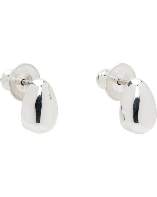 Sophie Buhai Black Tiny Egg Stud Earrings