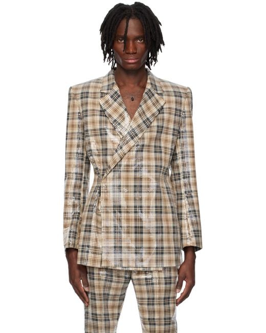 Egonlab Men's Egonic Double Breasted Blazer