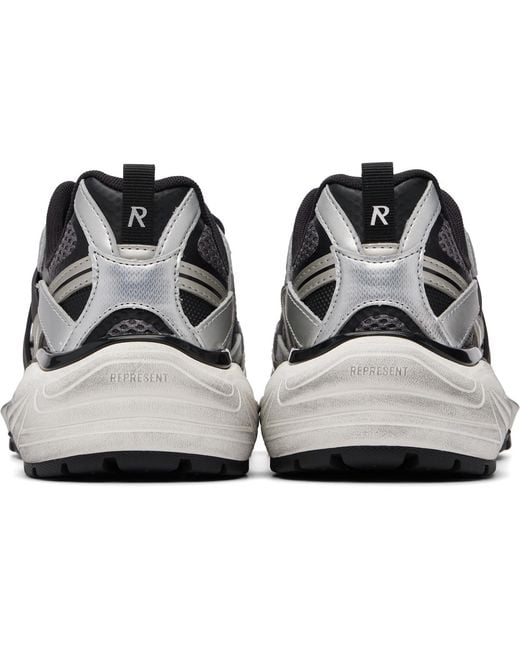Represent Black Storm Runner Sneakers for men