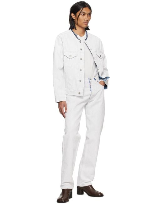 Maison Margiela White 5-pocket Jeans for men
