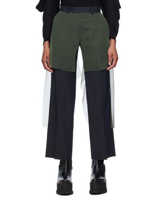 Undercover Black Laye Trousers