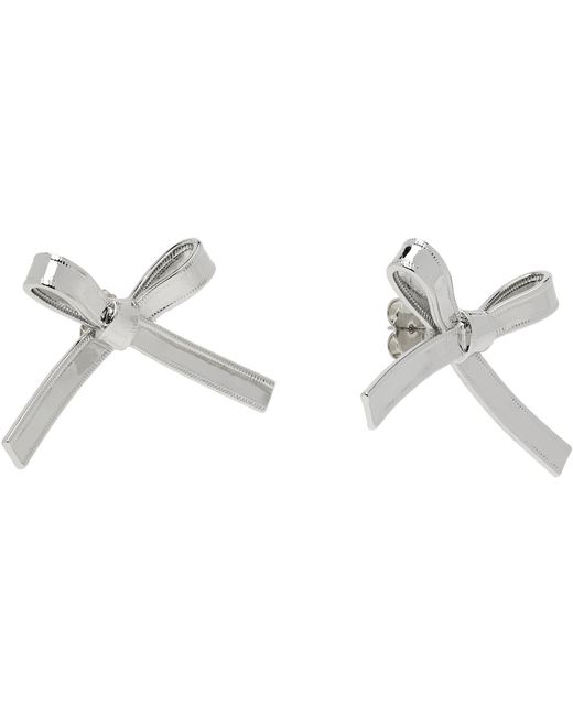 Marc Jacobs Black 'The Lingerie Bow' Earrings