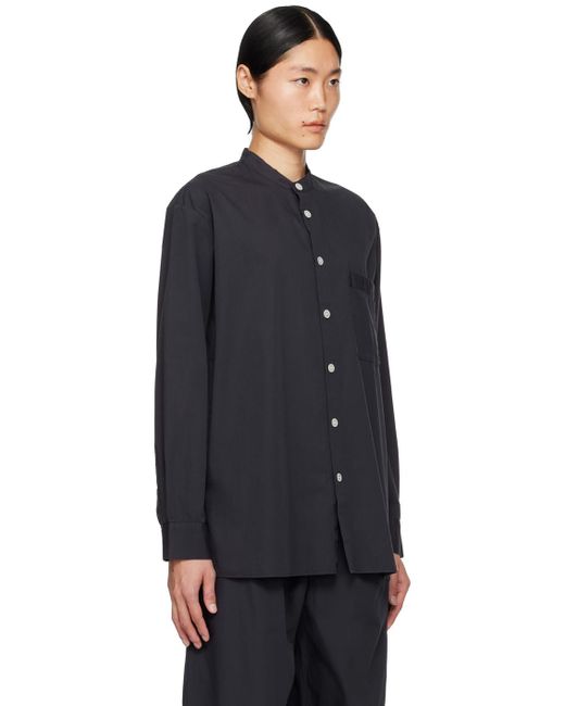 Tekla Black Birkenstock Edition Pyjama Shirt for men
