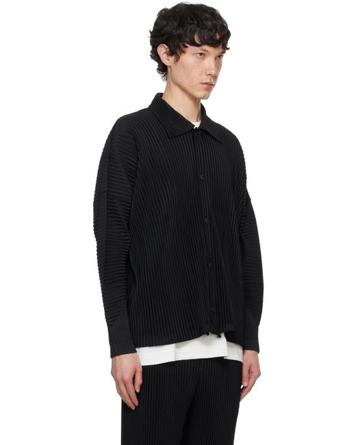 Homme Plissé Issey Miyake Black Monthly Color August Jacket for men