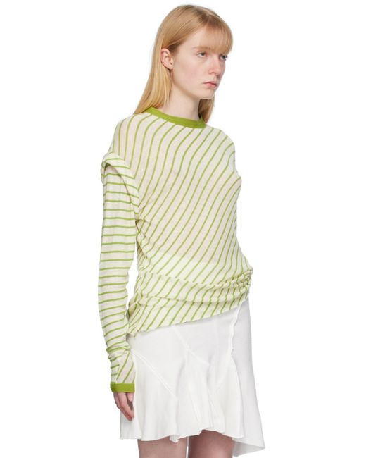 TALIA BYRE Multicolor Striped Long Sleeve T-shirt