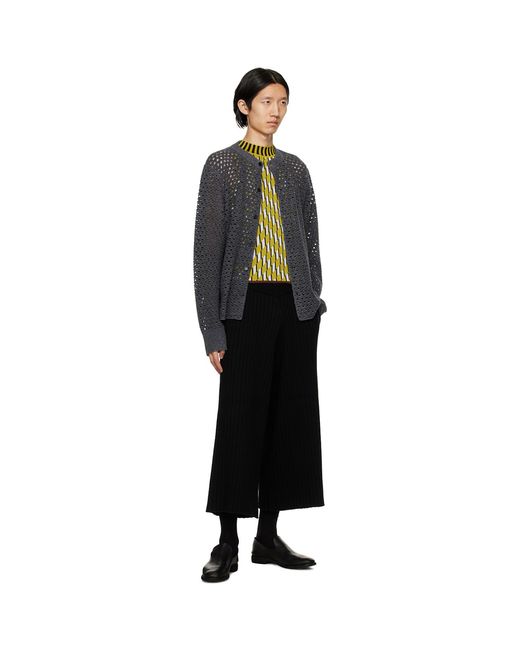 Zankov Black Three-pocket Trousers for men